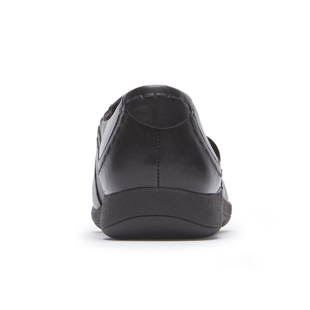 Flats Rockport Womens - Daisey Monk Black - Philippines UVIA-12574
